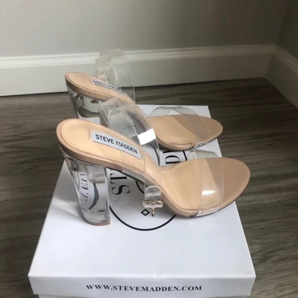 STEVE MADDEN - Camille Clear Heels